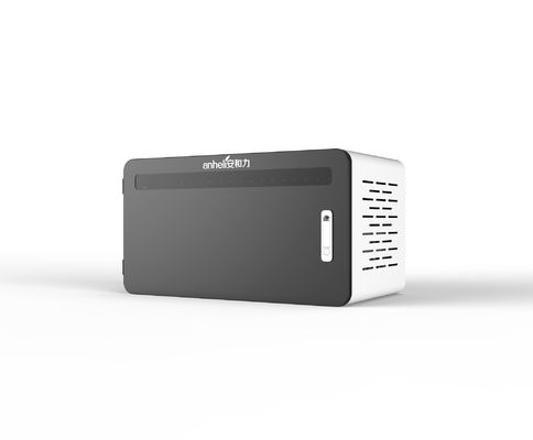 デスクトップ18スロットUSBロック可能充電キャビネット、8Sセキュリティ保護システム、ロックとキー付き