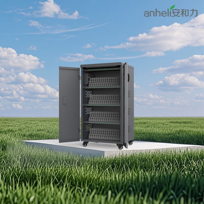 8S セキュリティ付きの電化シート64 USBポートタブレット充電カート