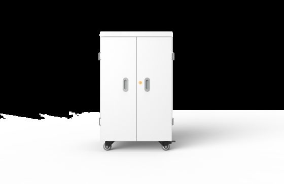 42 スロット iPad 充電キャビネット 冷却扇風機 換気孔とドイツの医療標準車輪