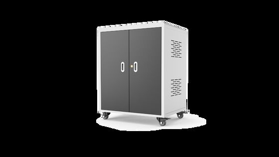 冷却ファンと換気孔付き30 AC電源ソケット ラップトップ充電カート 720×530×940mm 寸法 70kg 重量