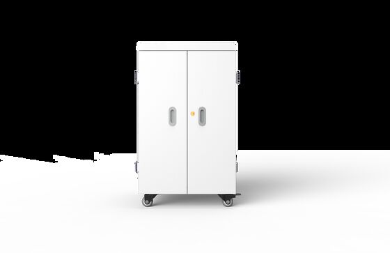 動ける42ポートのAC電源充電カート,電磁板構造とドイツの医療標準車輪